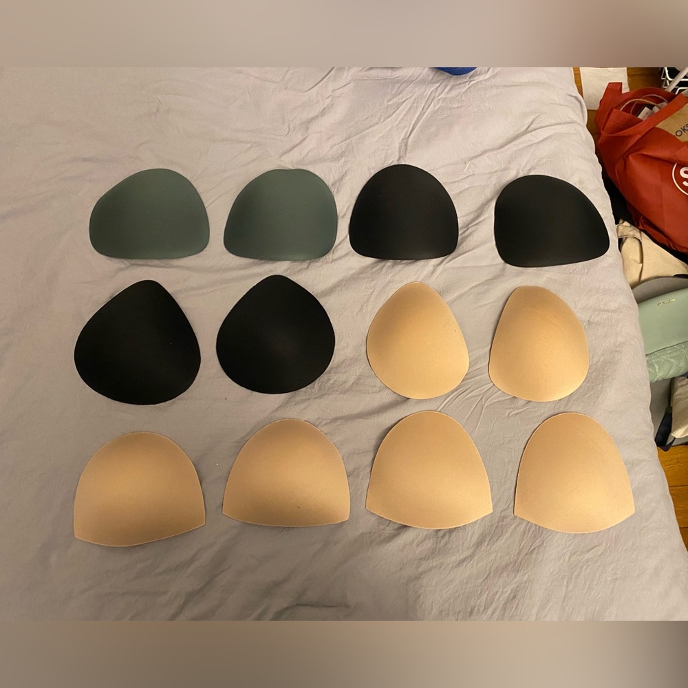 Collection of bra pad inserts